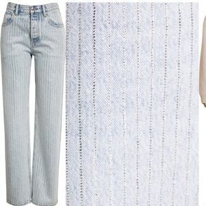 Alexander Wang Crystal Stripe Jeans 30